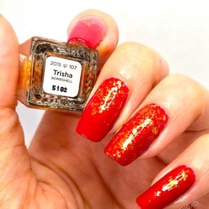 Vegan Trisha Gold Glitter Bling Bling Julep Vegan